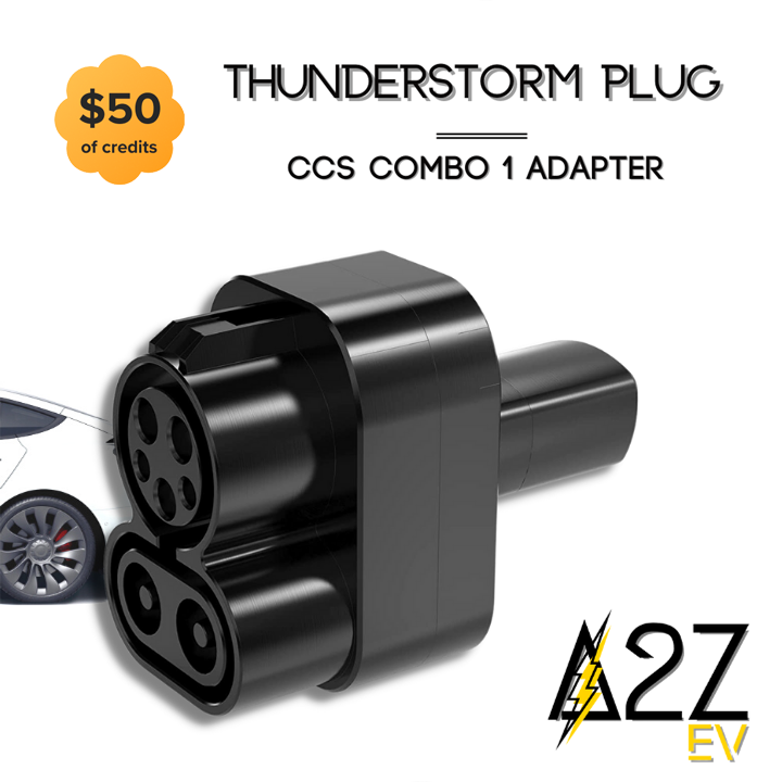 CCS Combo Adapter for Tesla- Thunderstorm from A2Z