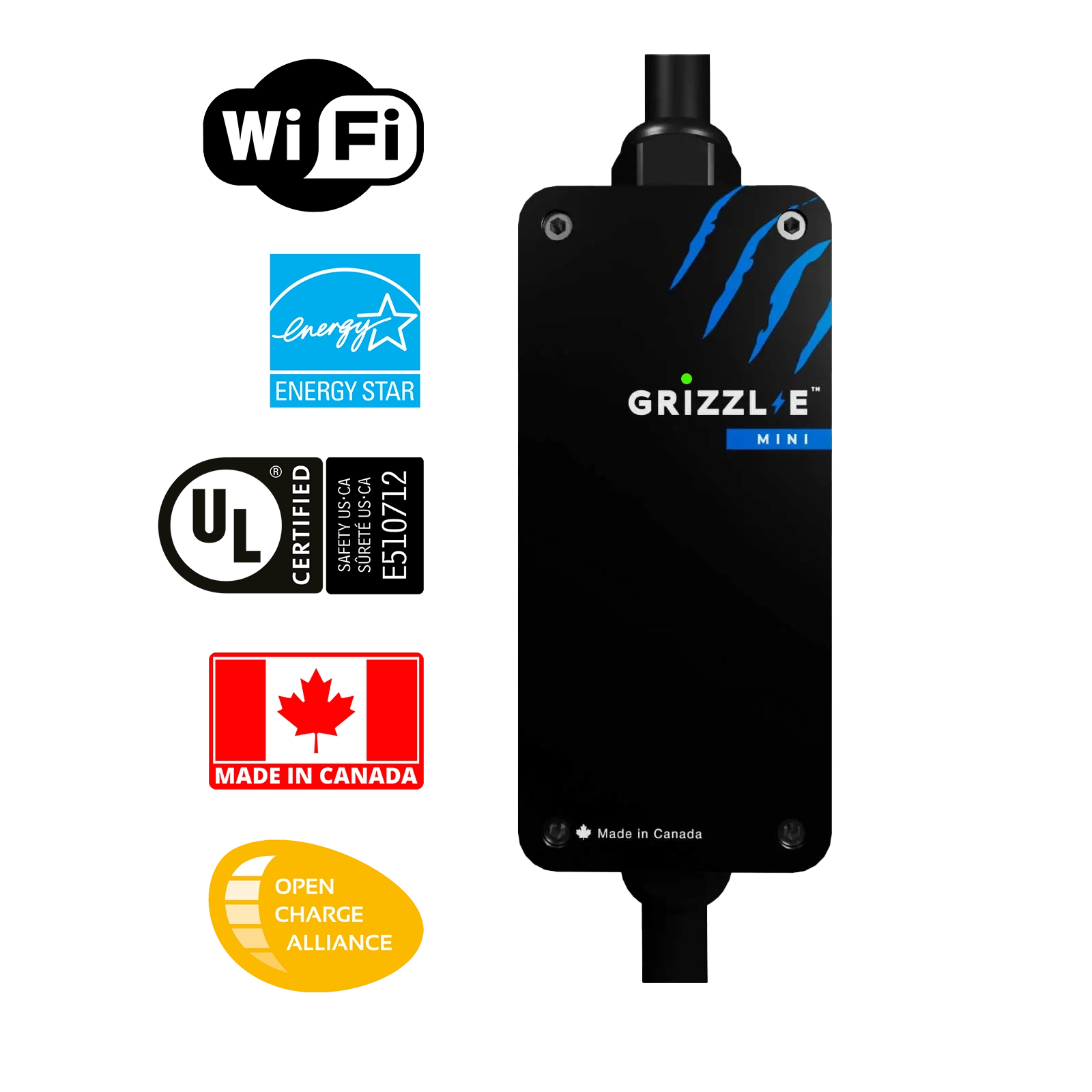 Borne de Recharge pour VE Grizzl-E Classic et Smart 40A